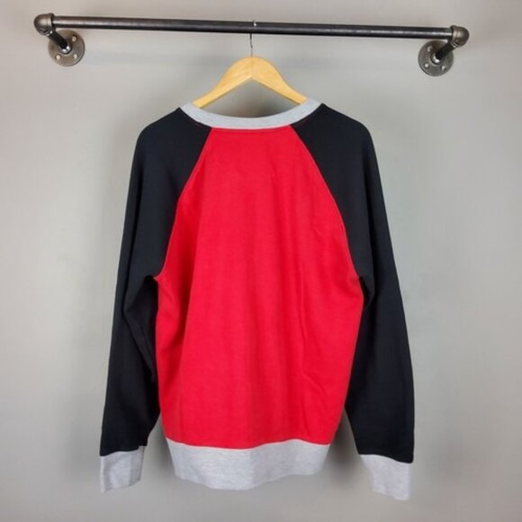 NBA U Chicago Bulls Men's Size XL Long Sleeve Red Sweater - Picture 2 of 8